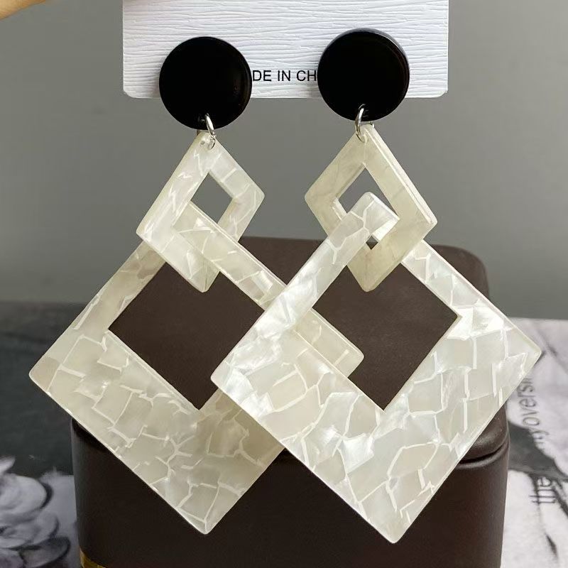Long Cold Style Dangle Earrings, Korean & European Fashion Jewelry