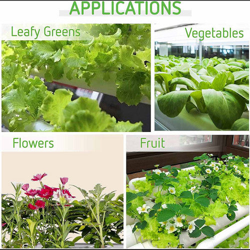 36 Sites Hydroponic Grow Tool Kits Vegetable Garden System Home Water Pump PVC