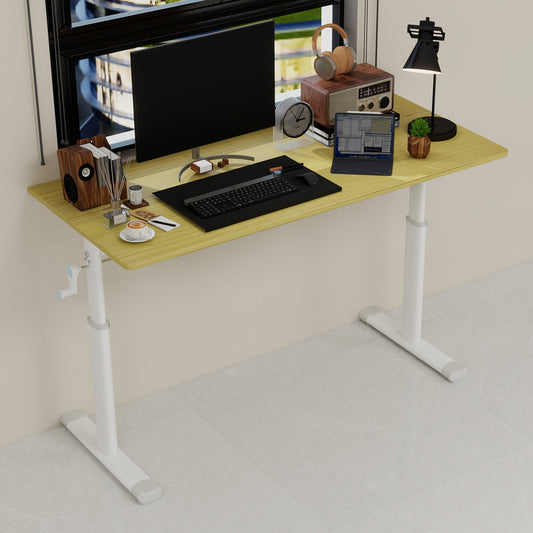 Adjustable Study Desk For Kids & Adults - Height-Adjustable, Multi-Purpose Home-Office Desk, Compact Design