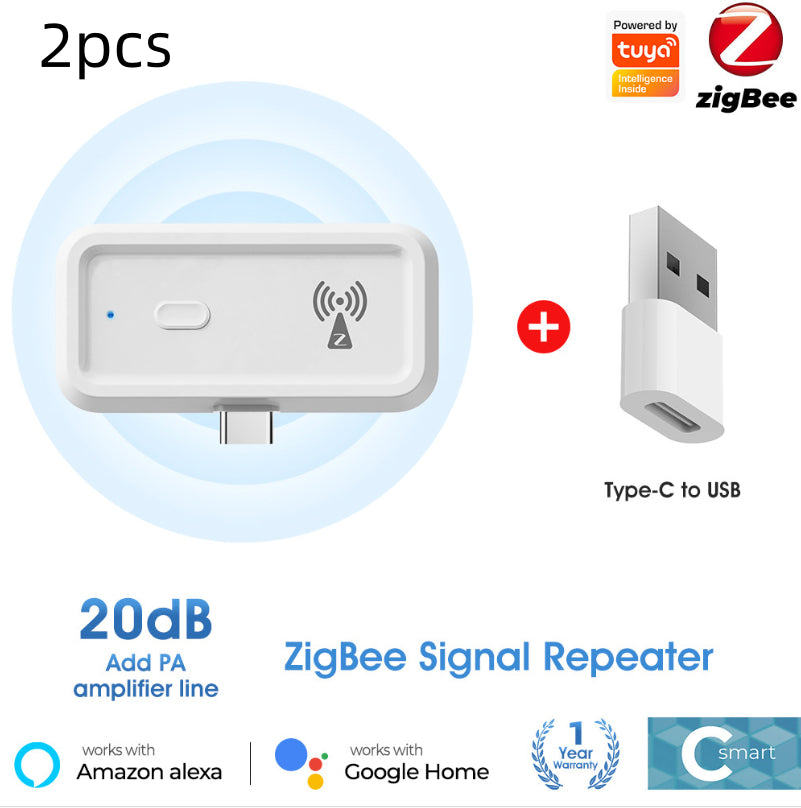 Graffiti Smart Home Zigbee Repeater Type-C Extension