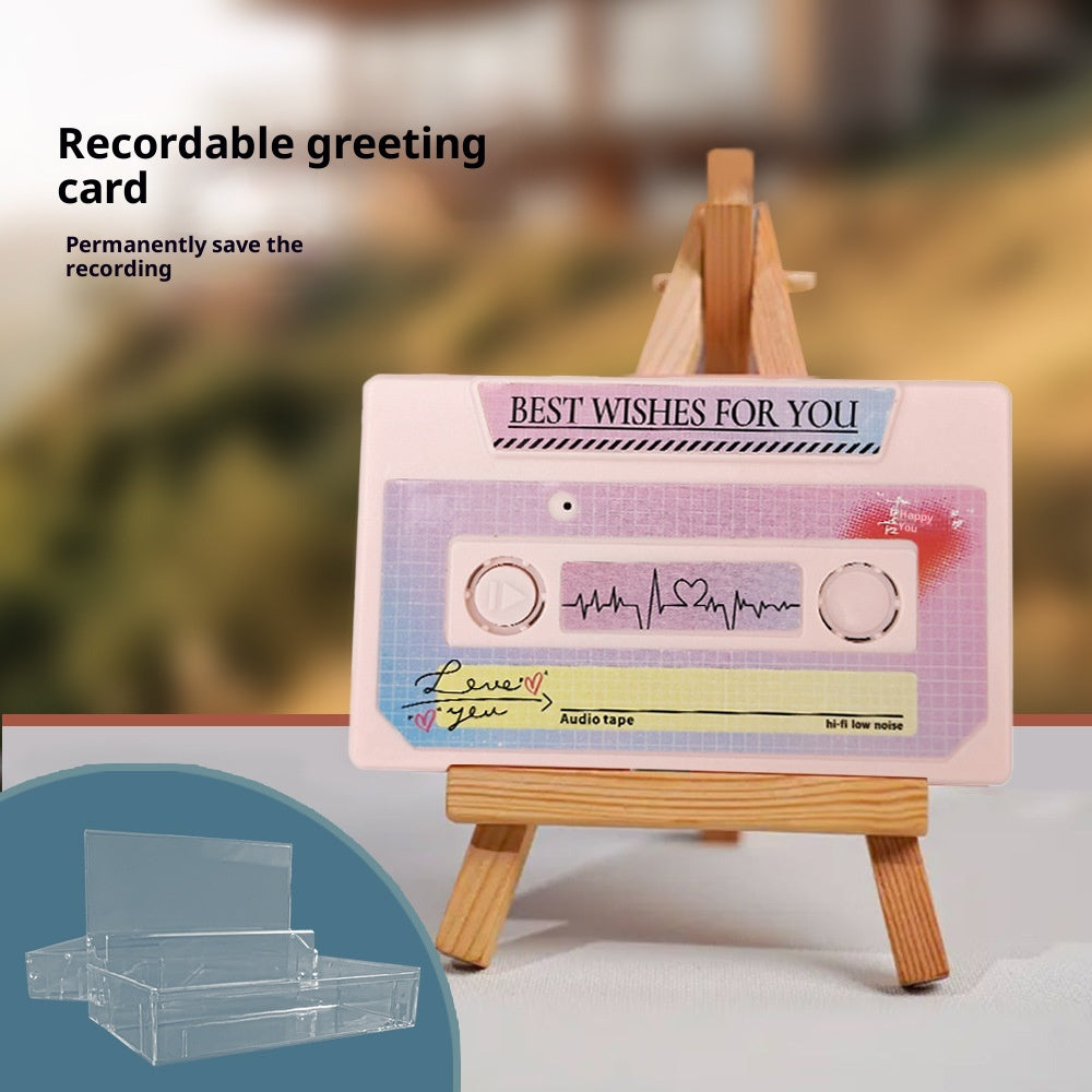 Charging Sound Recording Greeting Cards Birthday Tanabata Valentine's Day Confession