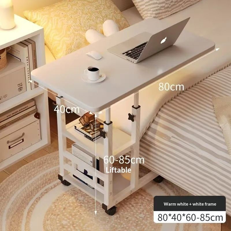 Lazy Bedside Table Mobile Dorm Desk Student Writing Desk