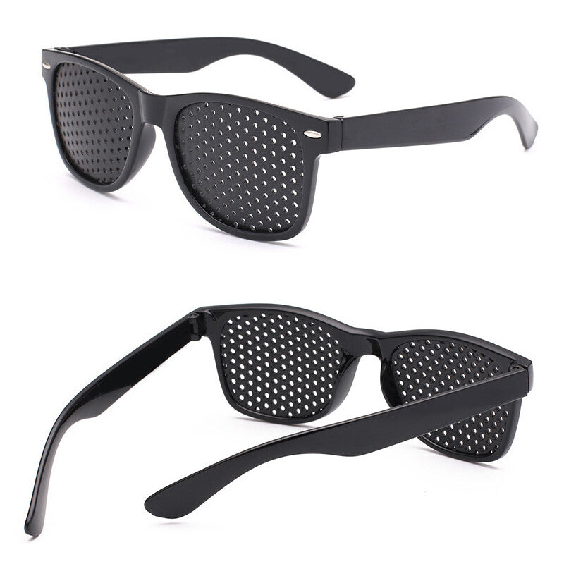 2Pcs Pinhole Glasses Eyes Correction Exercise Eyesight Vision Care Improvement A
