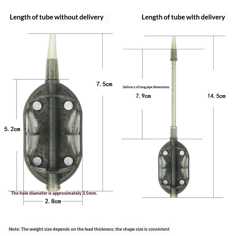 Coolno European-style Fishing Lead Sheet Small Accessories