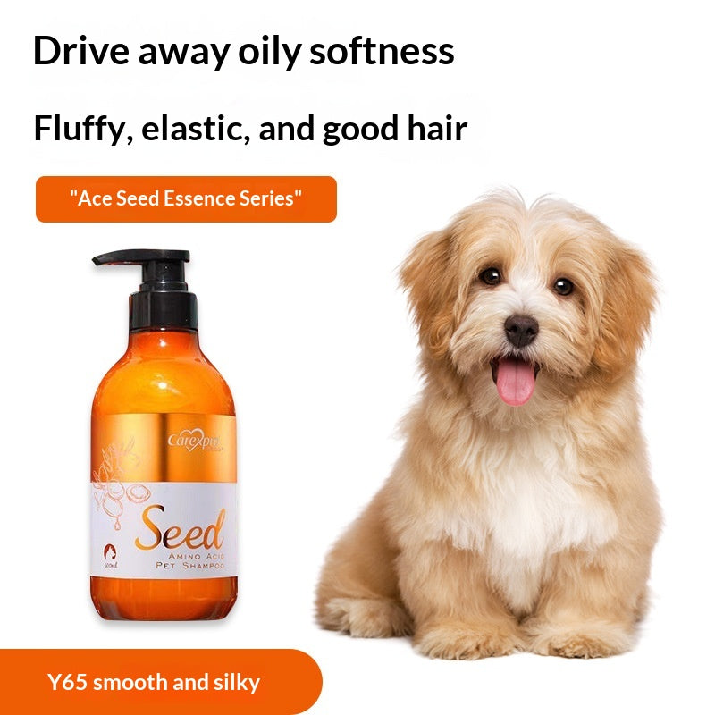 Pet Shampoo With Seed Extracts And Amino Acids For Coat Care