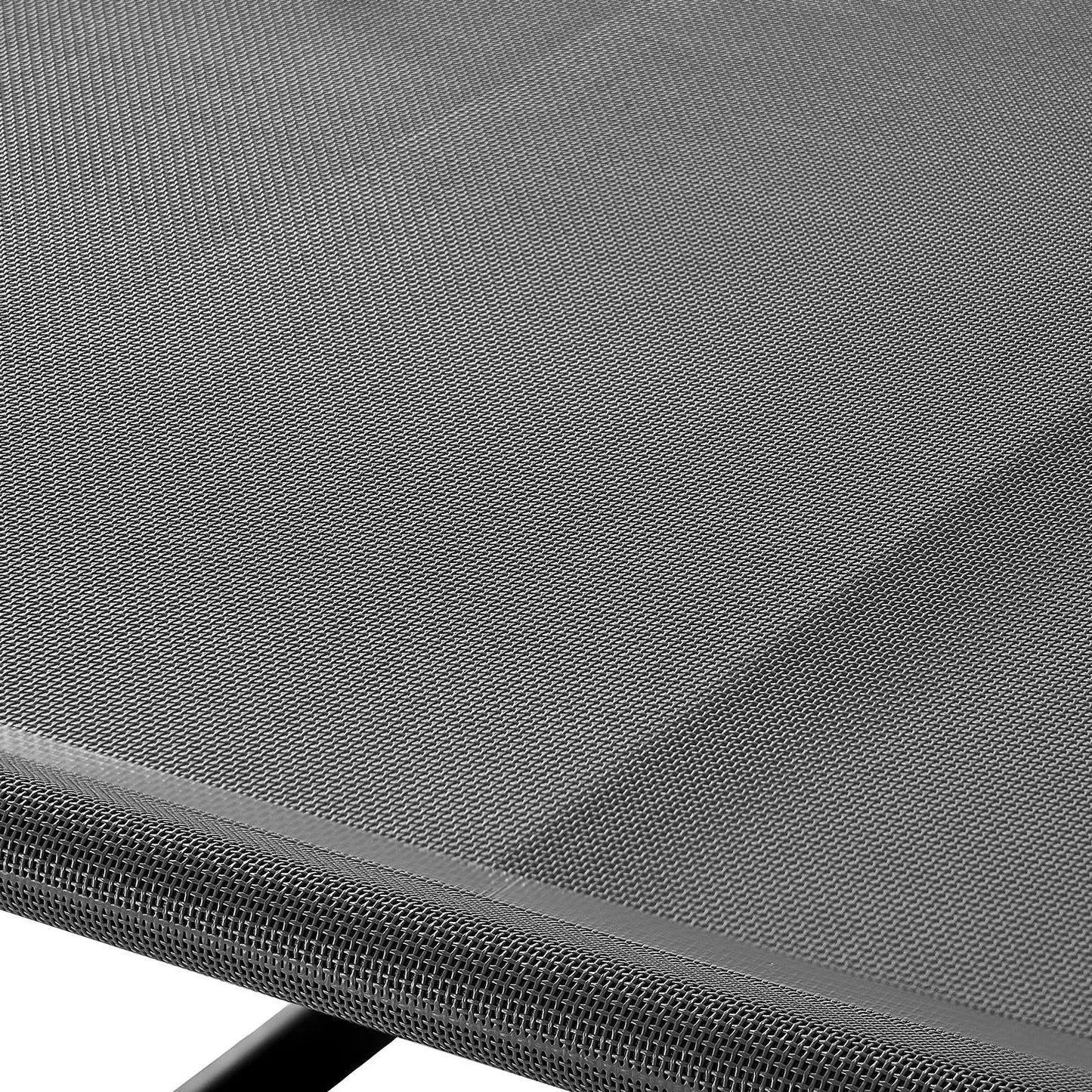 Elevated Dog Bed For Large Dogs XL, Raised Dog Cot With Heavy Duty Steel Frame, Breathable Teslin Mesh Cooling Dog Bed, Indoor & Outdoor Portable Hammock Pet Bed, Grey