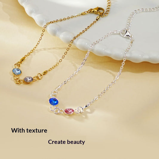 Thanksgiving Accessories Born In December Stone Color Diamond Bracelet