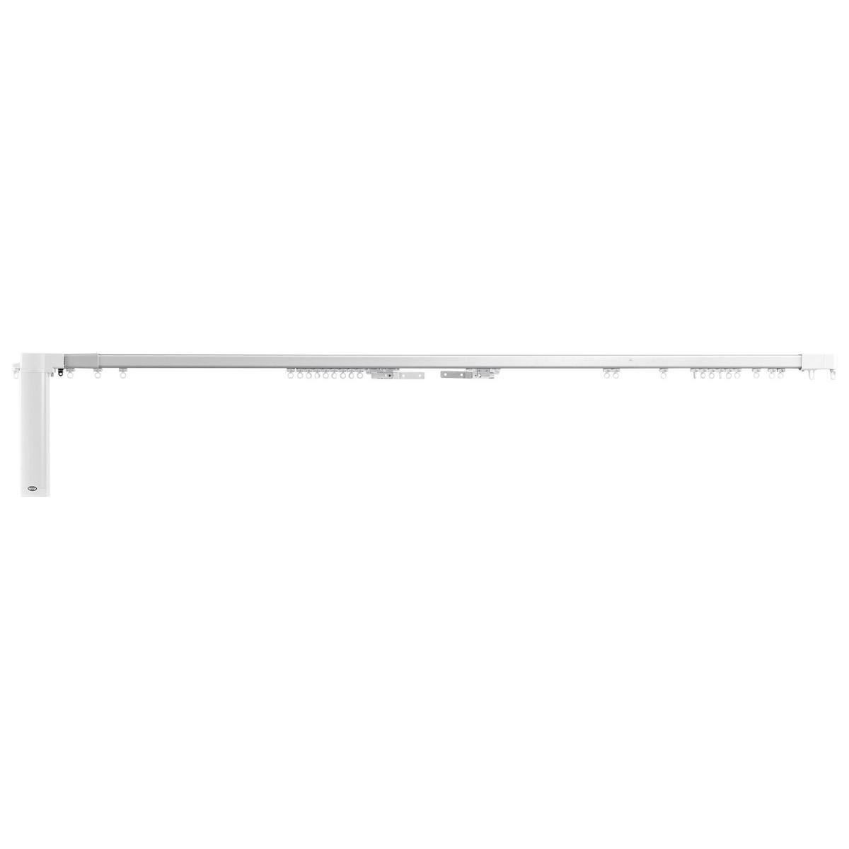 Smart Electric Curtain Track, 71-118 Inch Adjustable Length, Motorized Rod With Remote, Ceiling And Wall Mount, Automated Curtain Track System Compatible With Alexa, Google Home, App Control