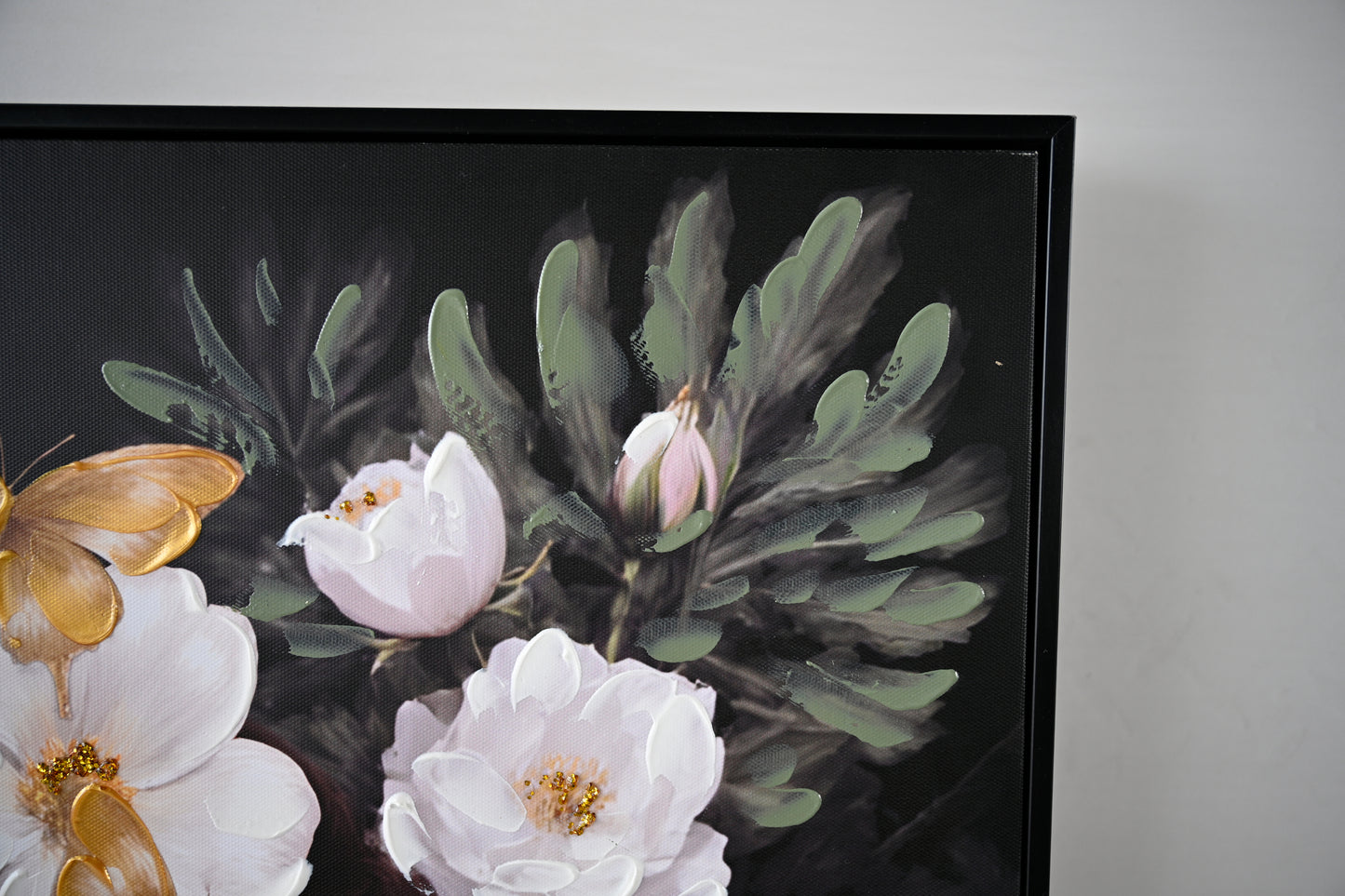 Beauty Posters Beauty Lady Wall Art Gold And White Floral Canvas Artwork For Living Room Modern Photo Prints For Home 24x36 Inch Bedroom Pictures Wall Decor