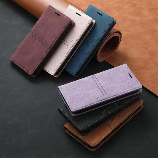 Magnetic Flip Protective Case For Mobile Phones