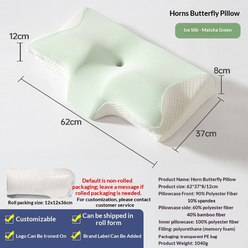Memory Foam Pillow With Slow Recovery For Home Use
