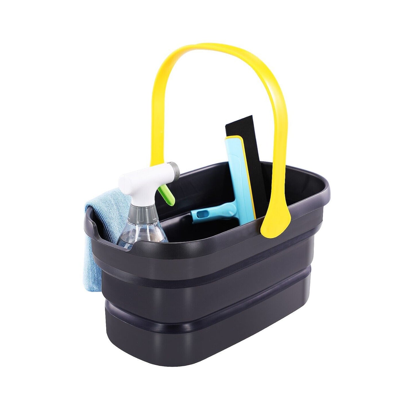 10L Washing-Storage Bucket Folding Portable Mop-Food-Drink Home-Outdoor Camping