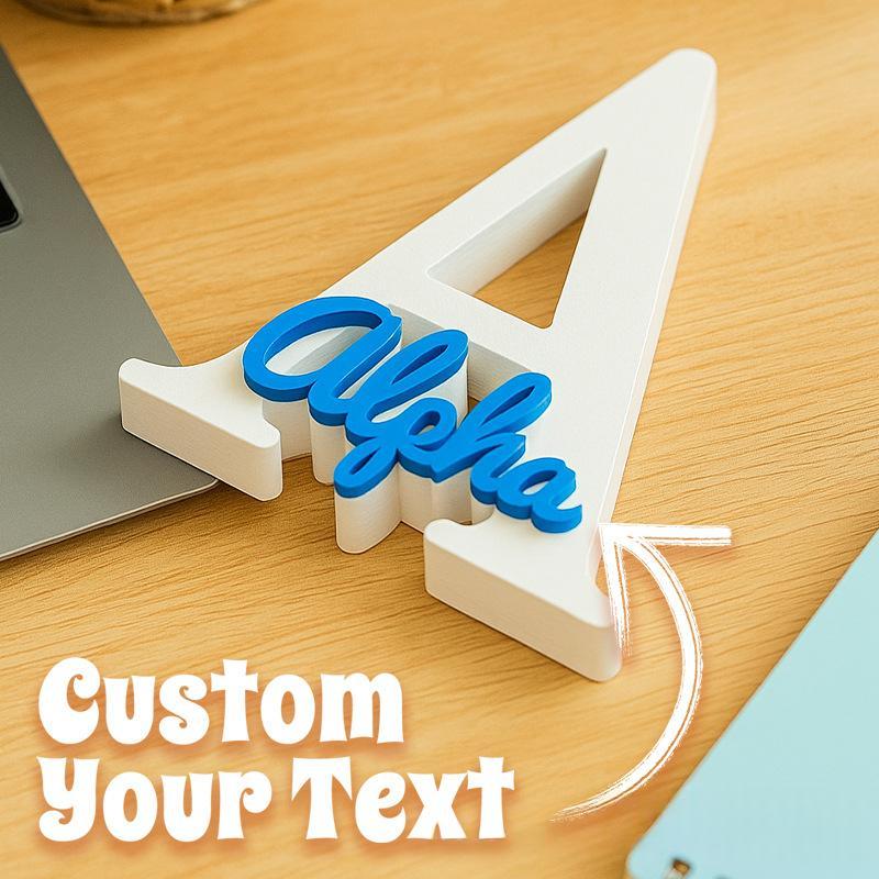 Cross Border Customized Multi-color Letter Desktop Ornament Name Christmas Gift