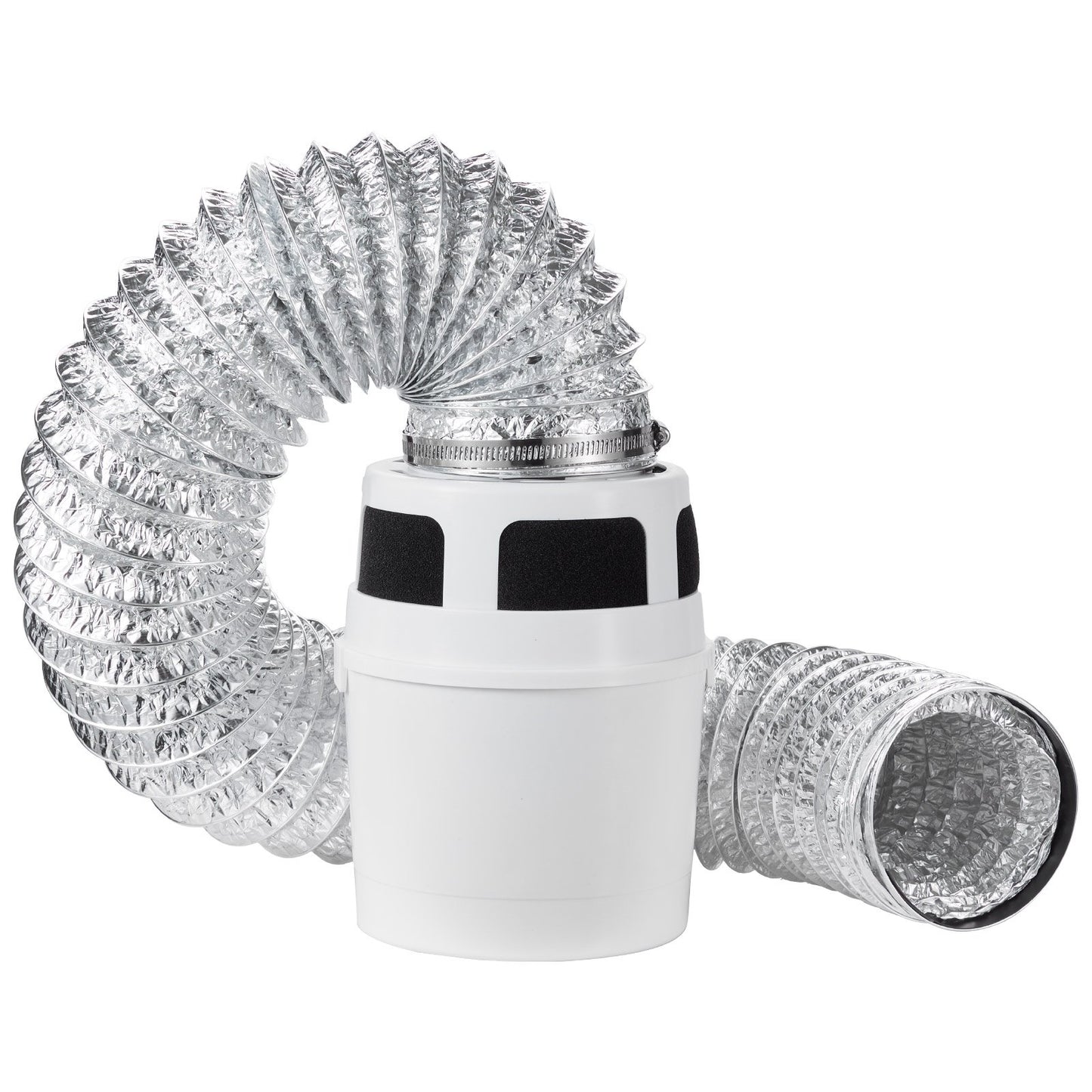 3-in-1 Indoor Dryer Vent Kit, With Bucket For Electric Dryer With 4-Inch By 5-Feet Extendable Exhaust Hose, Premium Quality & Light Weight & No Extra Accessories Required For Apartments, RVs
