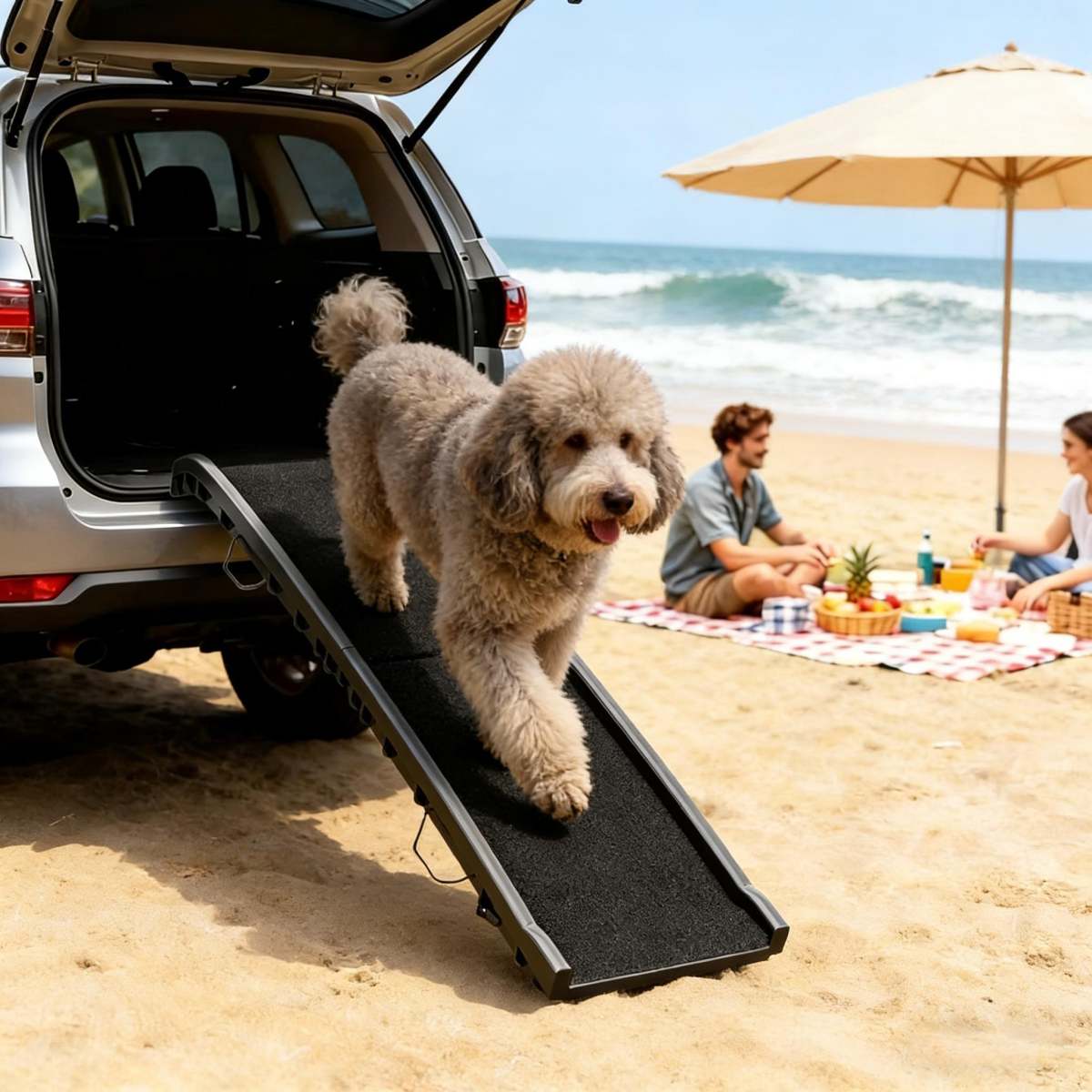 Pet Ramp,Pet Gentle Slope Ramp,Foldable Dog Car Ramp