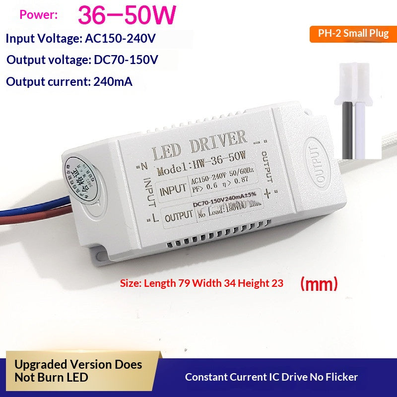 LED Segmented Tri-color Dimmable Crystal Lamp, Constant Current Transformer Lamp Accessories, Rectifier.
