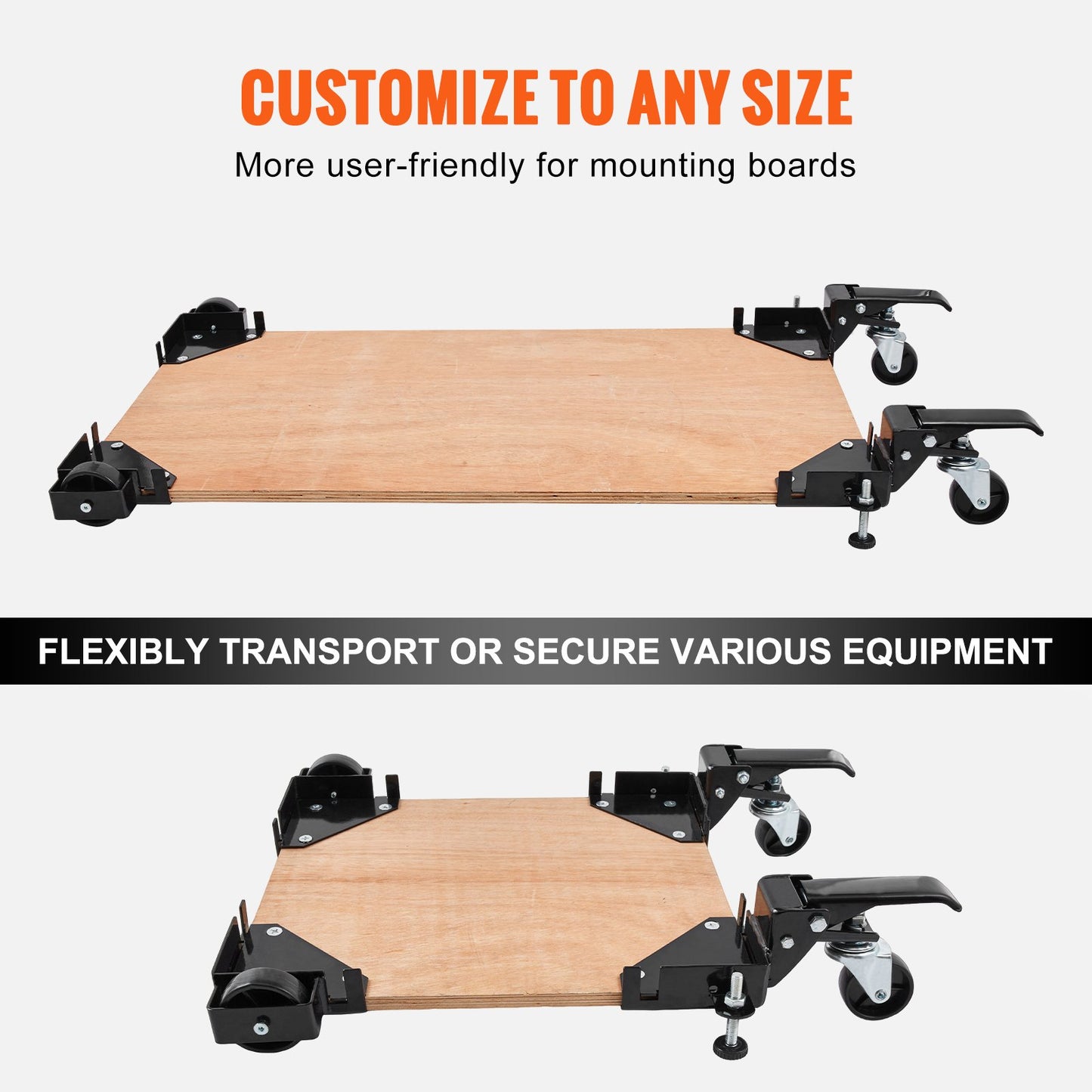 Mobile Base Heavy Duty Universal Stand 400 Lbs Capacity For Tools Machines