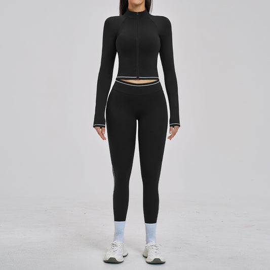 Windproof, High-end Outerwear Set For Outdoor Running And Fitness