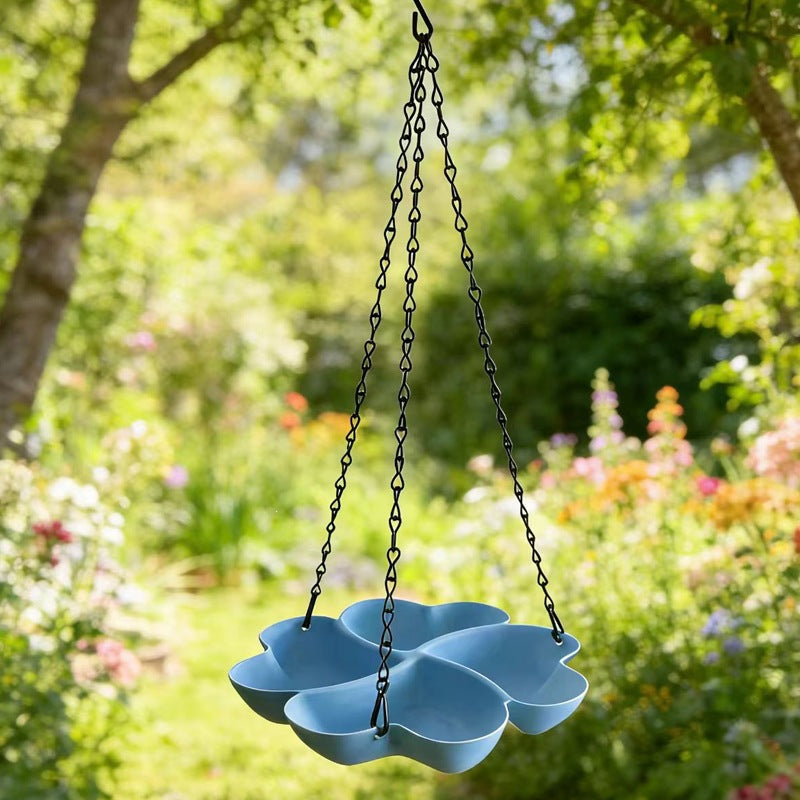 Hanging Bird Feeder For Both Watering And Feeding