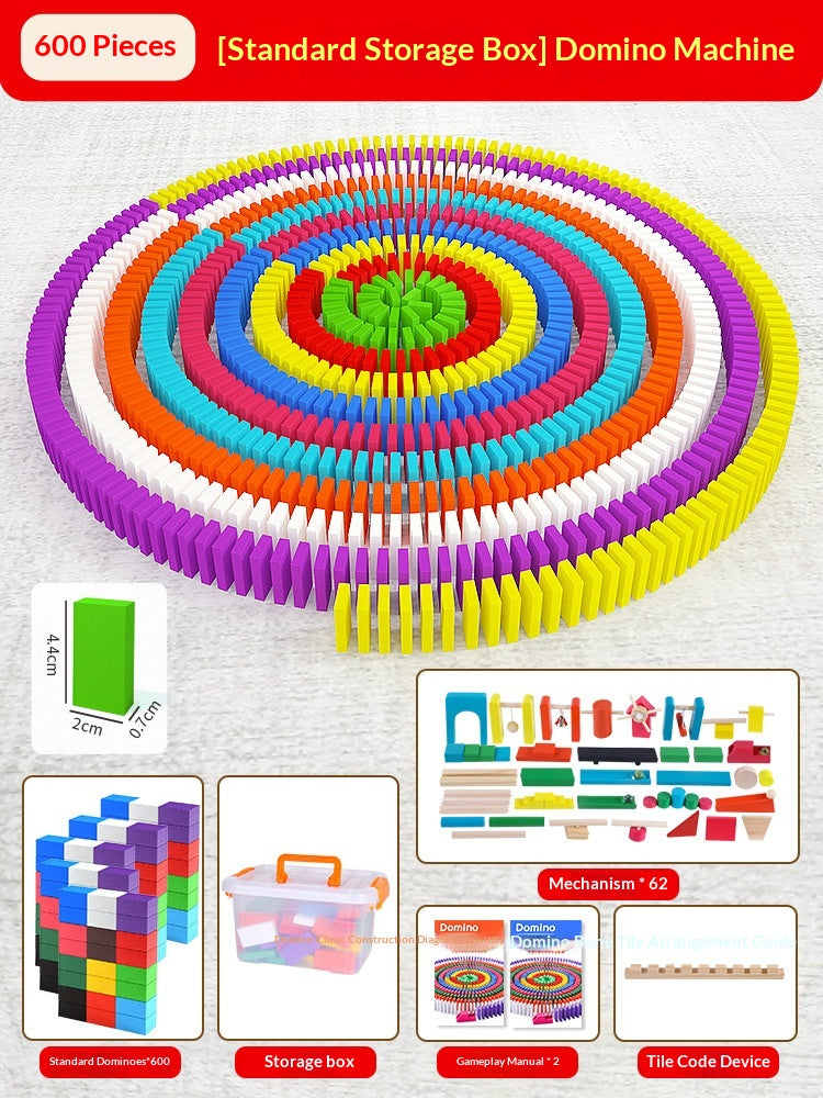 Educational Puzzle Toy Mechanism Building Blocks Gift Dominoes