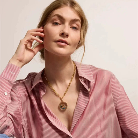 Hollow Opening And Closing Necklace Multiple Styles DIY Accessories 14k Gold-plated For Long lasting Color
