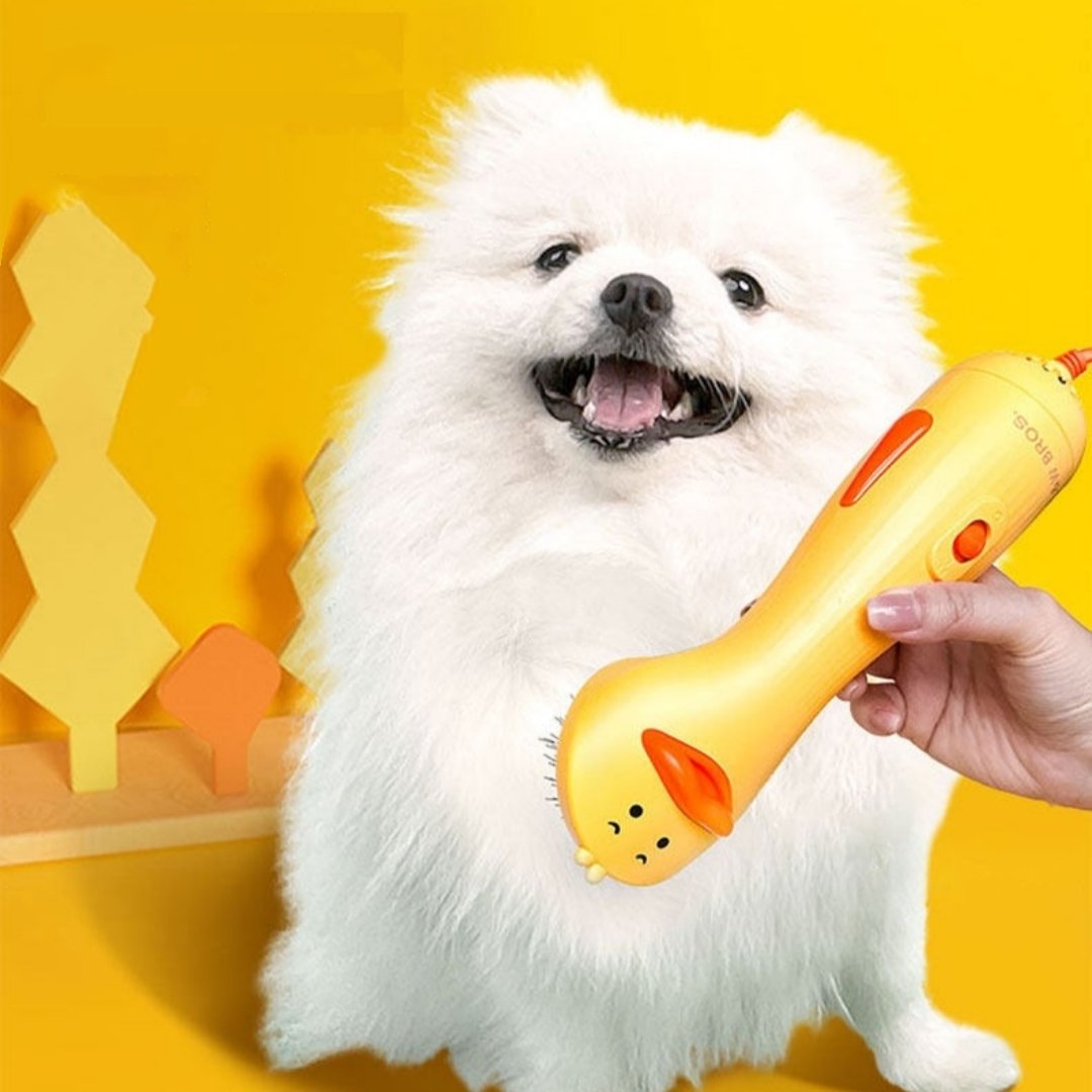 Pet Blow Dryer With Fur Fluffing Function