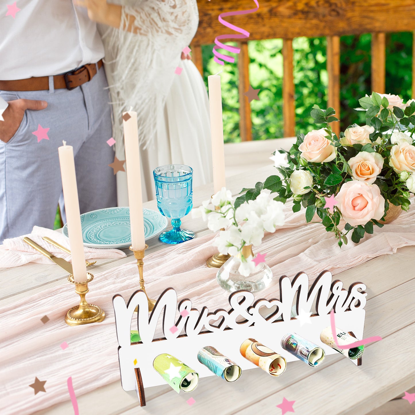 White Wedding Decor—Elegant Gift With A Timeless Design For Festive Wedding Celebrations—Party Decorations