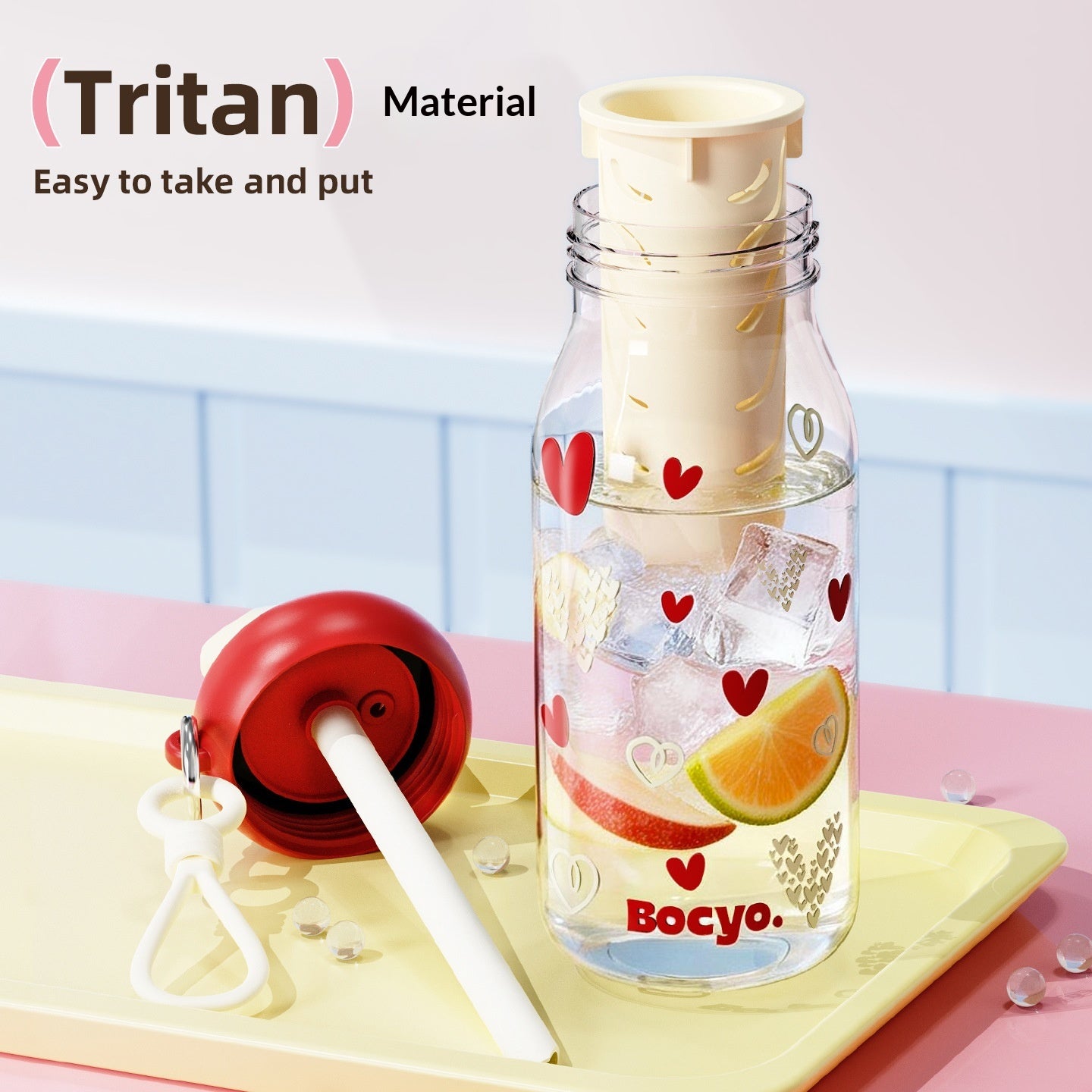 Summer Cold-brew Tea Straw Cup