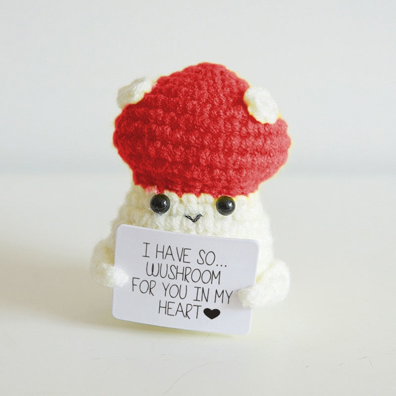 Cute, Positive-energy Emotional Cucumber Kimchi Dollhand-knitted, Creative Gift