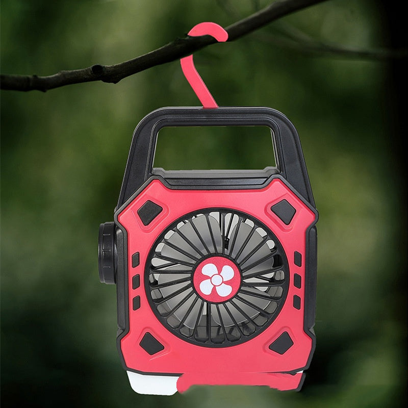 Multi-function Fan Light Hand Lamp Portable With Fast Charging