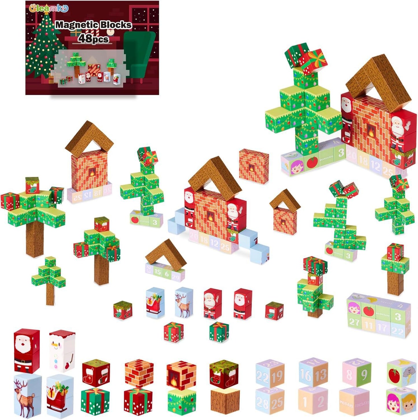 Christmas Tree Building Blocks Christmas Blind Box Christmas Gifts