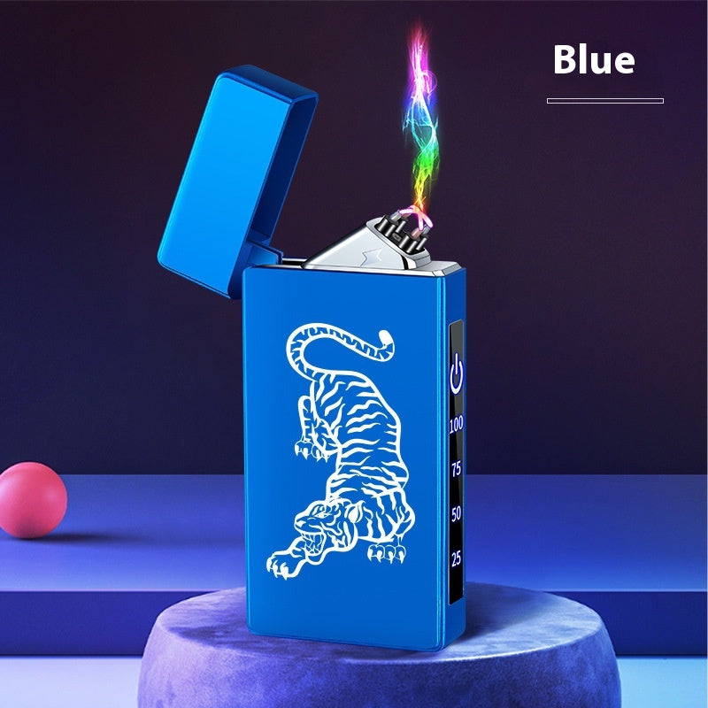 Double-layer Windproof Charging Intelligent Power Display Lighter