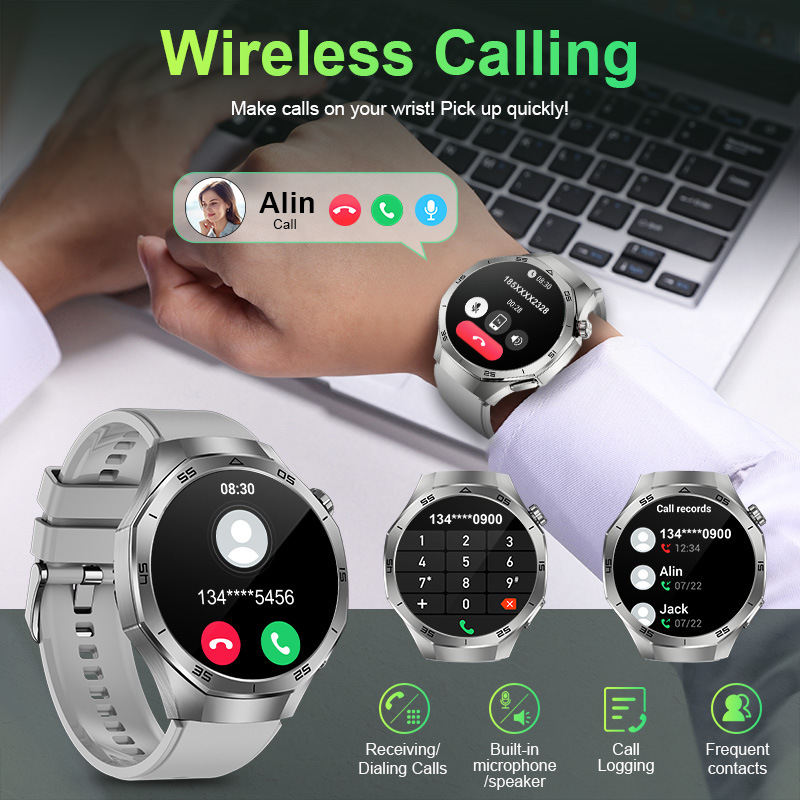 Smart Watch Movement Track Bluetooth Calling Sport Mode Heart Rate Health Monitoring