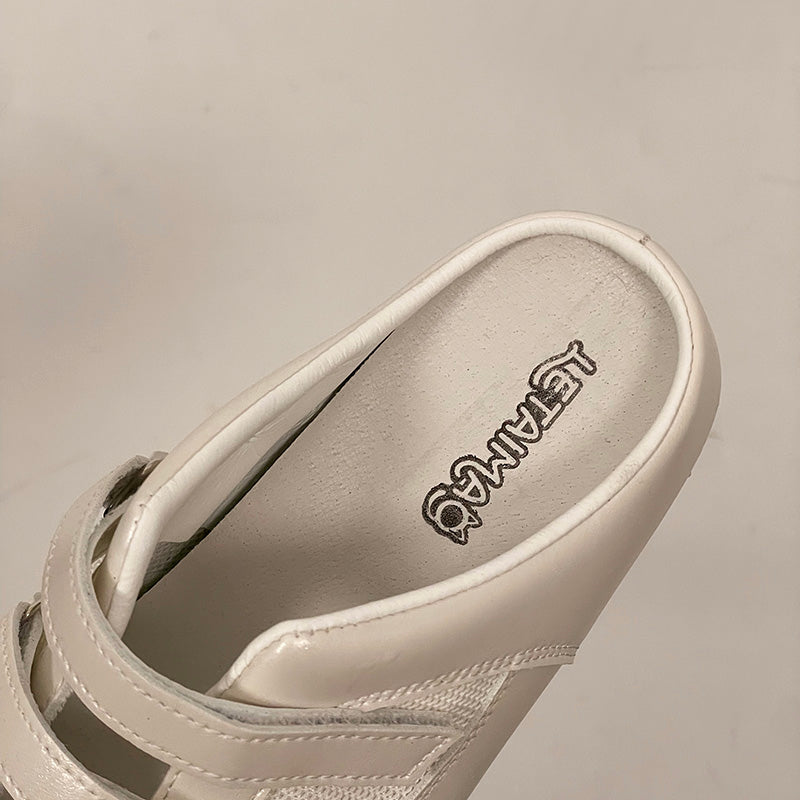 2026 New Spring Summer Women Lightweight Low Cut Shoes, Round Toe Velcro Mesh Sport Casual Sneakers, Foot Slimming Design