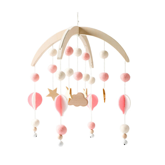 Baby Mobile Moon And Cloud Fabric Bed Bell