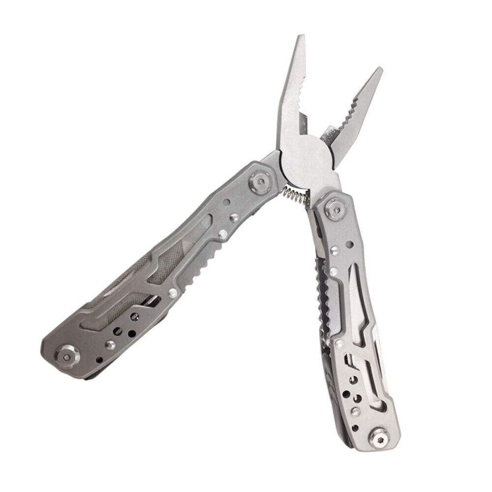 Multifunctional Stainless Steel Multi-tool Pocket Pliers Saw Folding Pliers Outdoor Tools UK