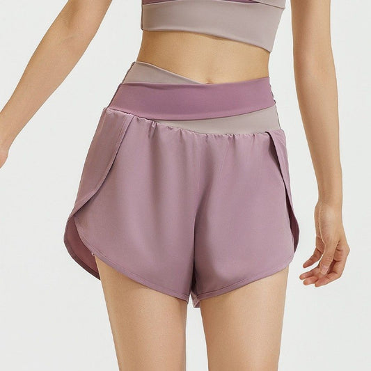 Anti-exposure High-waist Three-quarter Pants Outdoor Yoga Pants