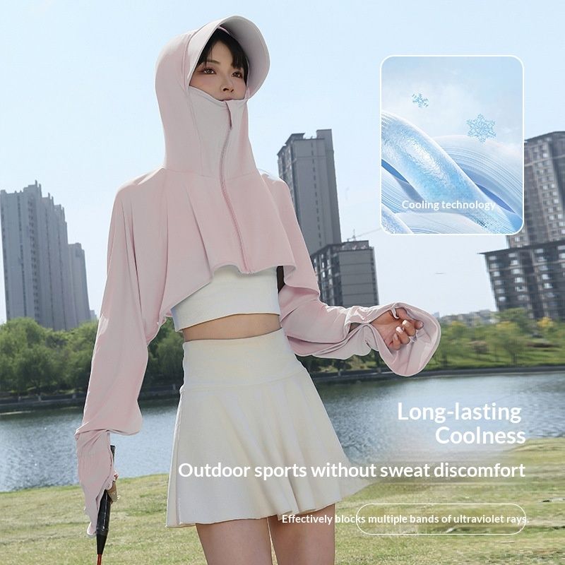 Womens Summer Cooling Cape Outdoor Cycling Sun Gear