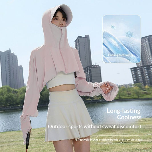 Womens Summer Cooling Cape Outdoor Cycling Sun Gear