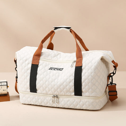 High-Capacity Sports Fitness Carry-On Duffel Bag For Short Trips