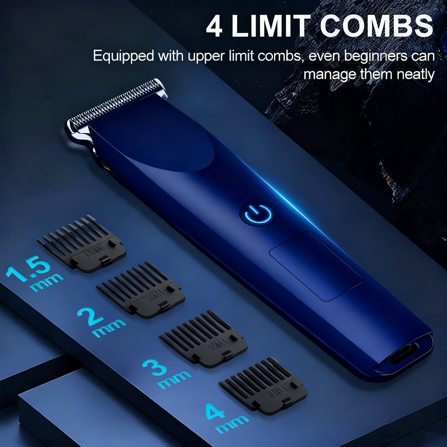 Hair Clippers Beard Trimmer Cutting For Men's Cordless Barber Shaving Machine