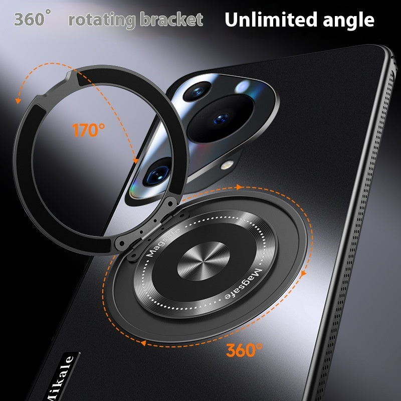 Cooling All-inclusive Lens Magnetic Suction Rotating Bracket Phone Case