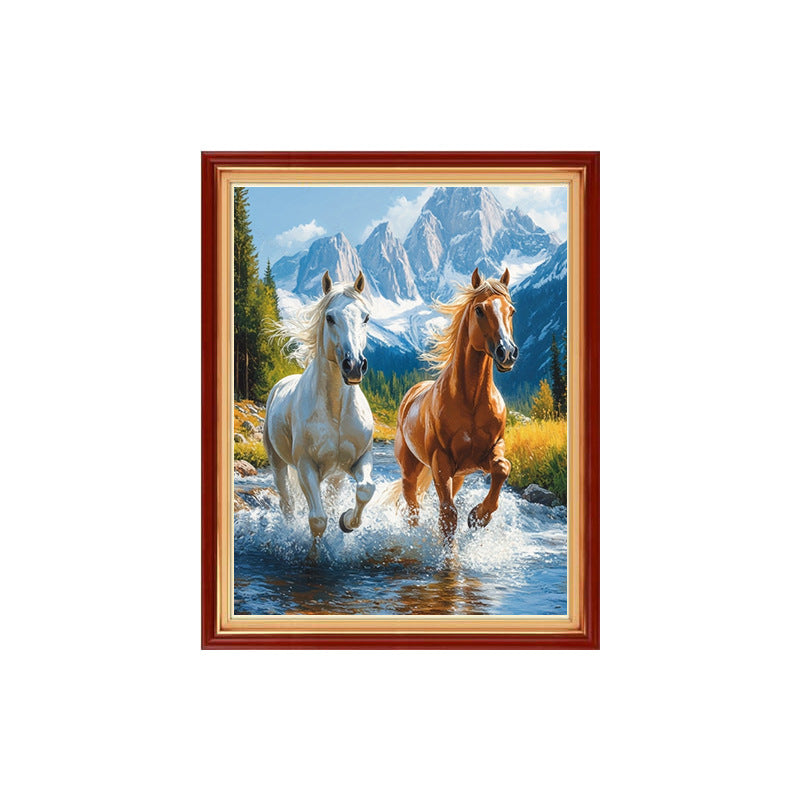 Wholesale Cute Animal Healing Cross Stitch Handmade Embroidery DIY For Home Living Room Drop Shipping