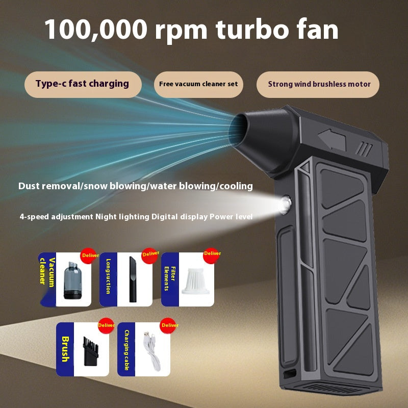 New High-speed Mini Usb Charging Car Camping Small Handheld Fan