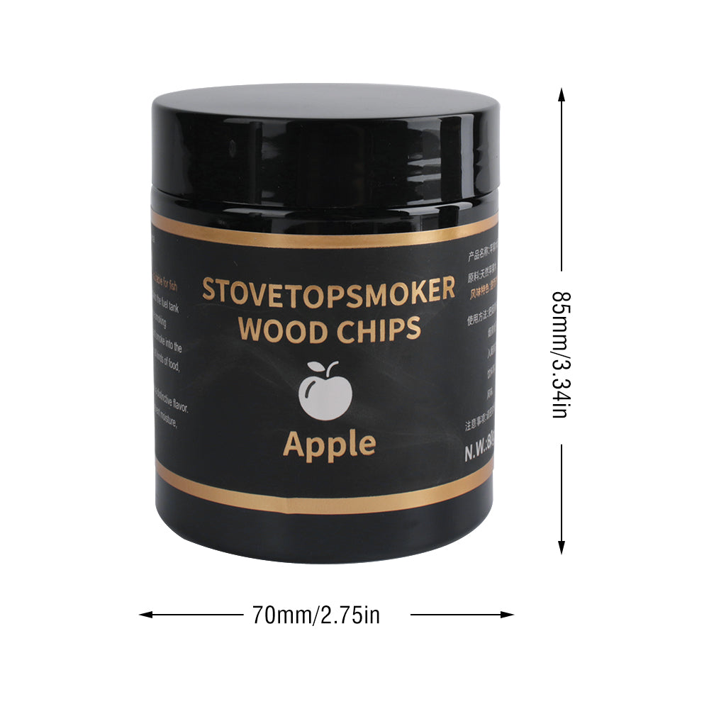 4PCs BBQ Wood Chips Set For Grill Meat Food Salmon Smoker Smoke Cook Utensils  Cherry Walnut Sawdust Oak Wood Chips