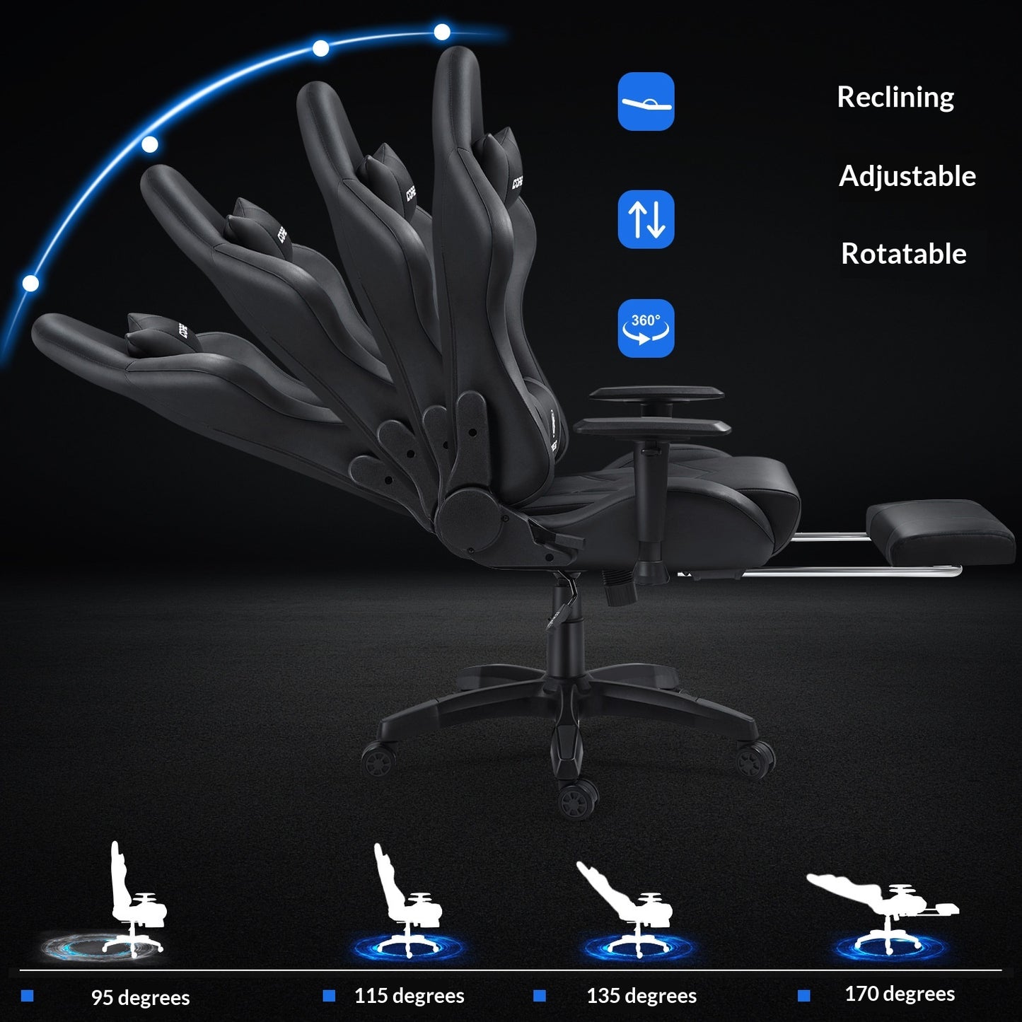 Internet Cafe Comfortable Long-sitting Computer Chair