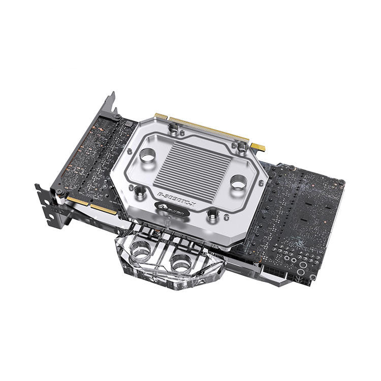 Video Memory Water Cooling Head On The Back Of The Graphics Card
