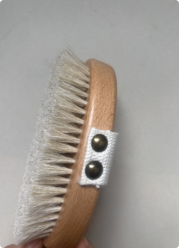 Bath Gadget Bristle Brush Solid Wood Massage Brush