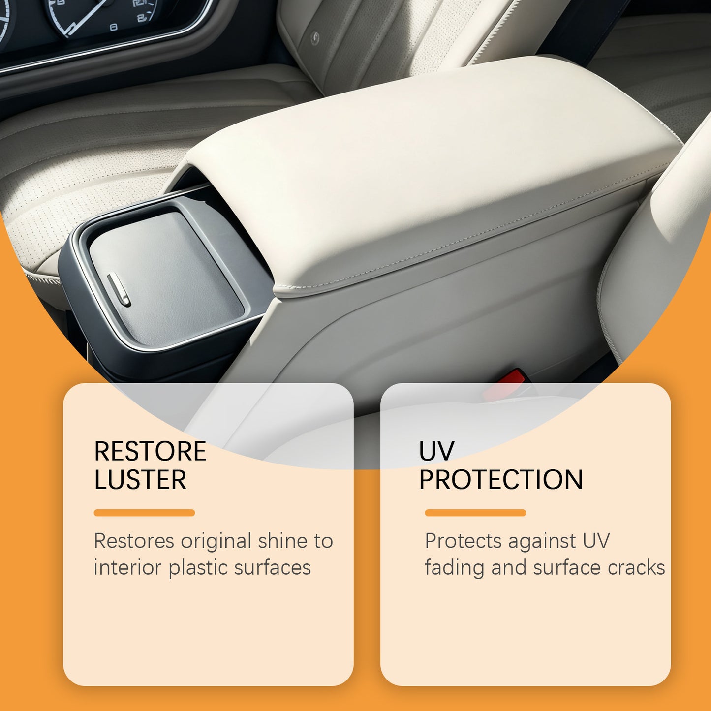 Car Interior Care And Refurbishment Cream For Cleaning And Removing Stains