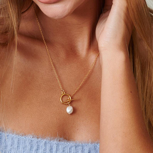 Accessories Womens Pearl Necklace Clavicle Chain